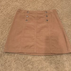 Hollister corduroy skirt